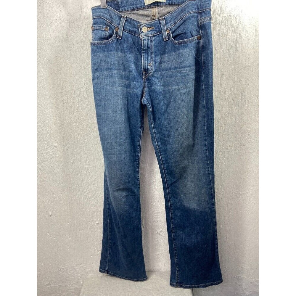 LEVI'S 529 CURVY BOOT CUT WOMENS 8 MED 32 INSEAM BLUE JEANS